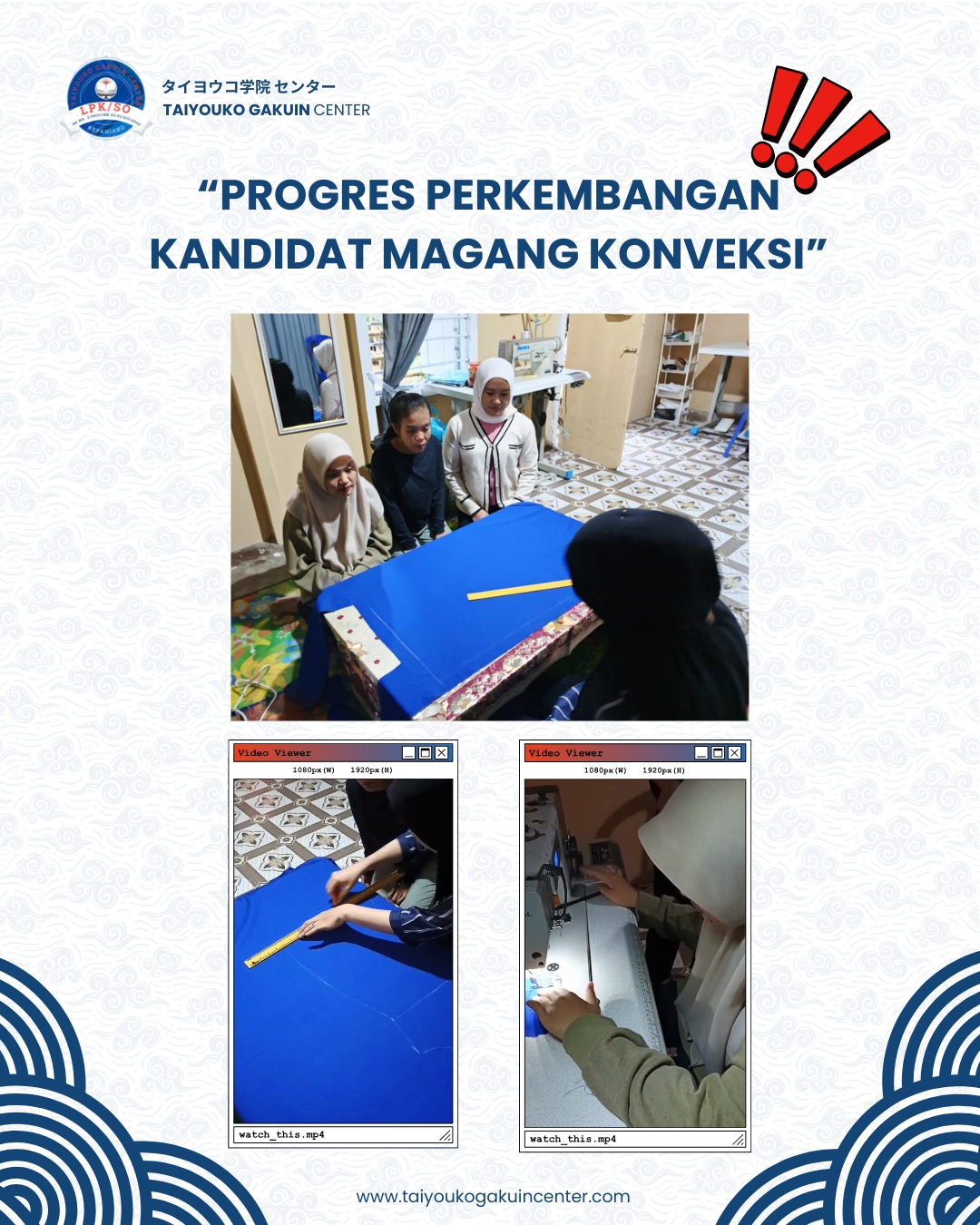 PROGRES NYATA: Menilik Perkembangan Kandidat Magang Sektor Konveksi ke Jepang